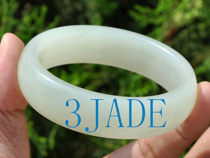 white jade bangle