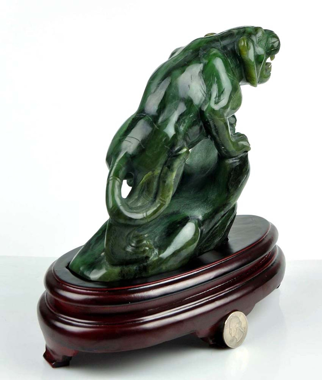 Jade Tiger Statue