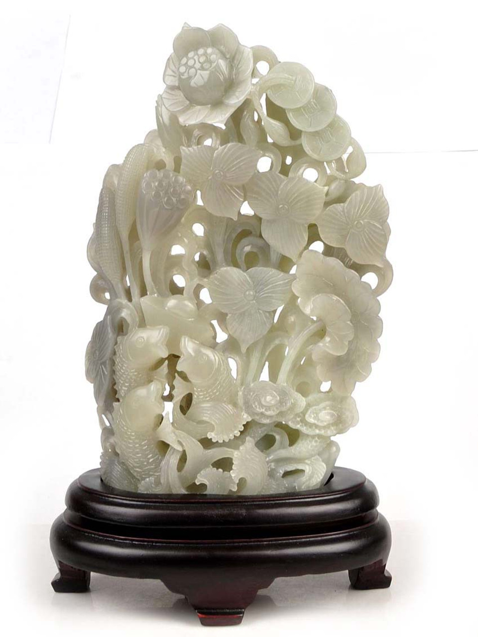 Hetian jade carving