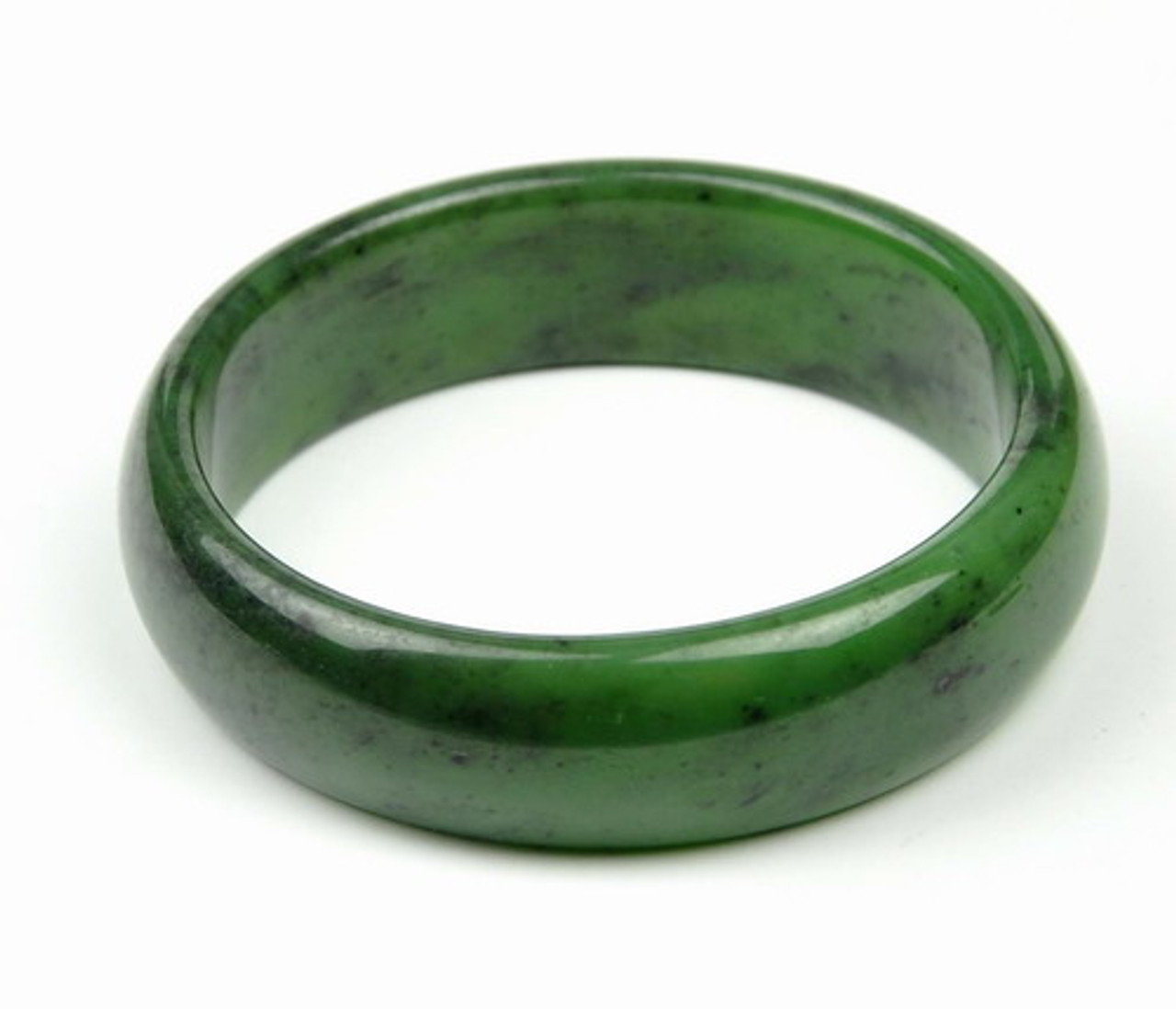 60mm green jade bangle