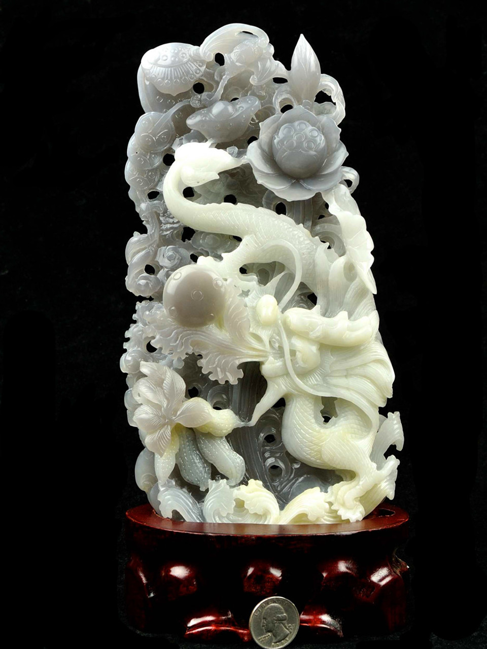 Hetian Jade Dragon