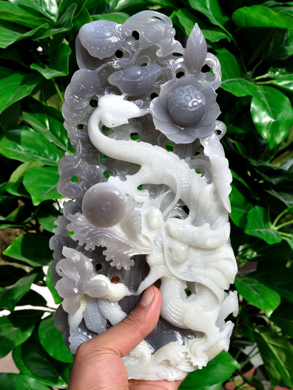 Jade Dragon carving