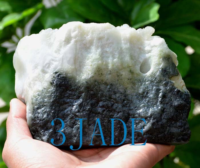 Natural Dushan Jade Stone Flower  Statue / Carving Sculpture -J003485