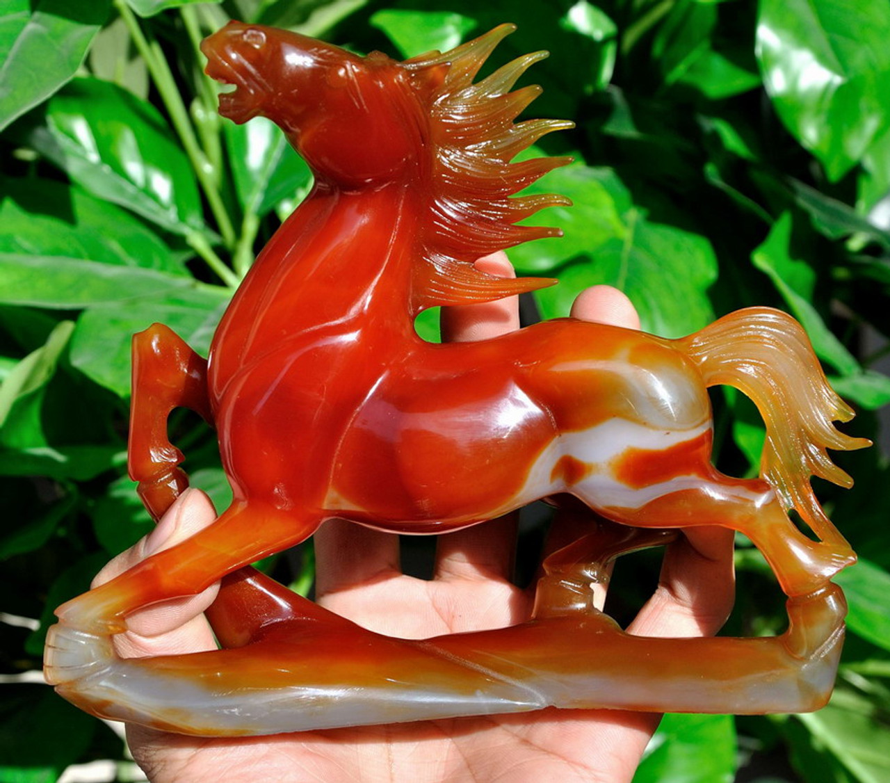 red agate carving