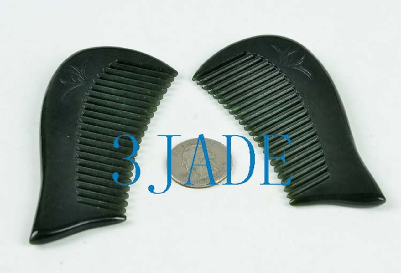 Nephrite Jade Comb