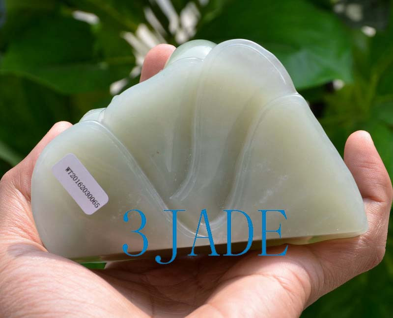 Natural Hetian Nephrite Jade Buddha Statue Sculpture Carving w/certificate -J026285