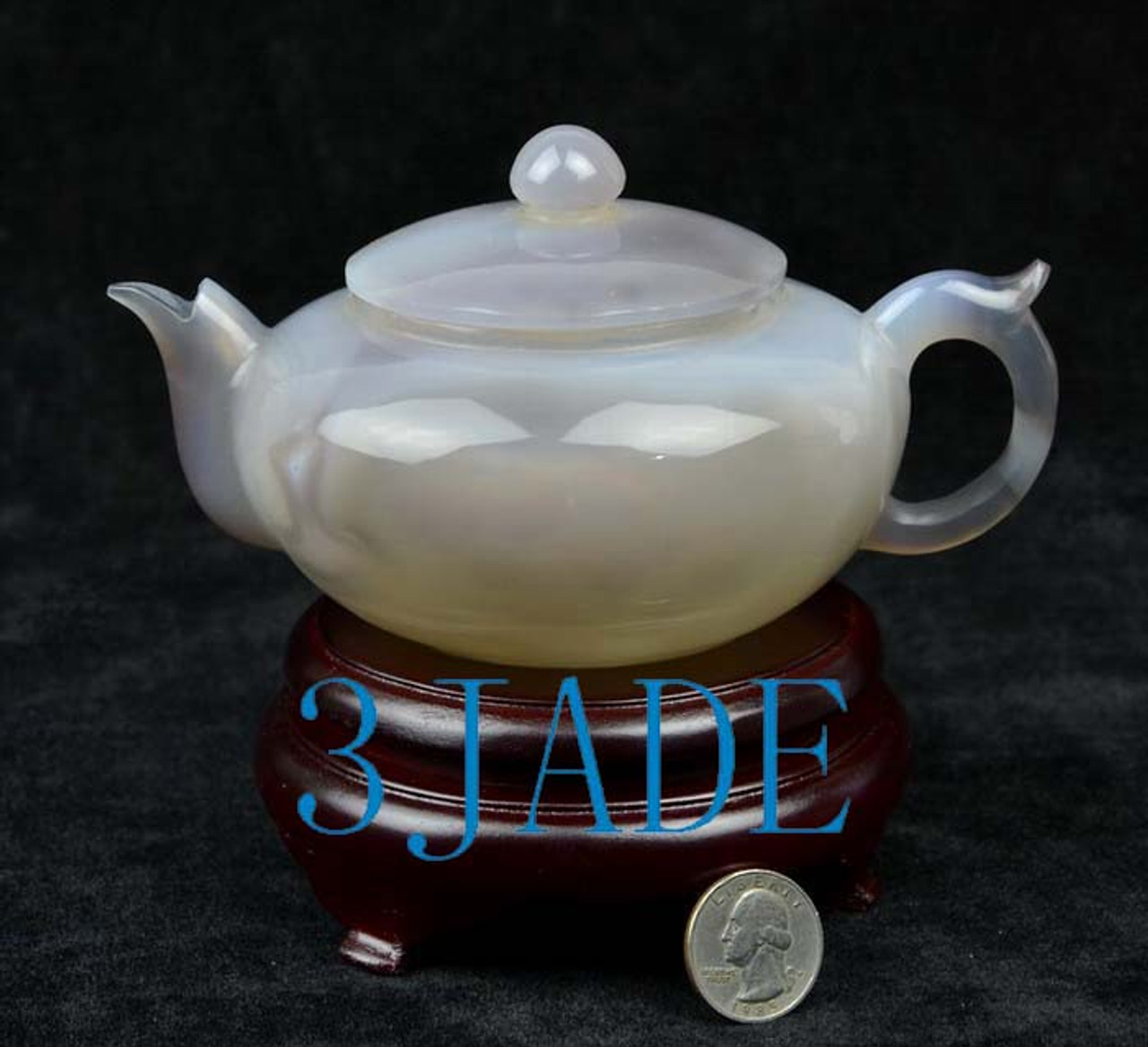 natural agate teapot