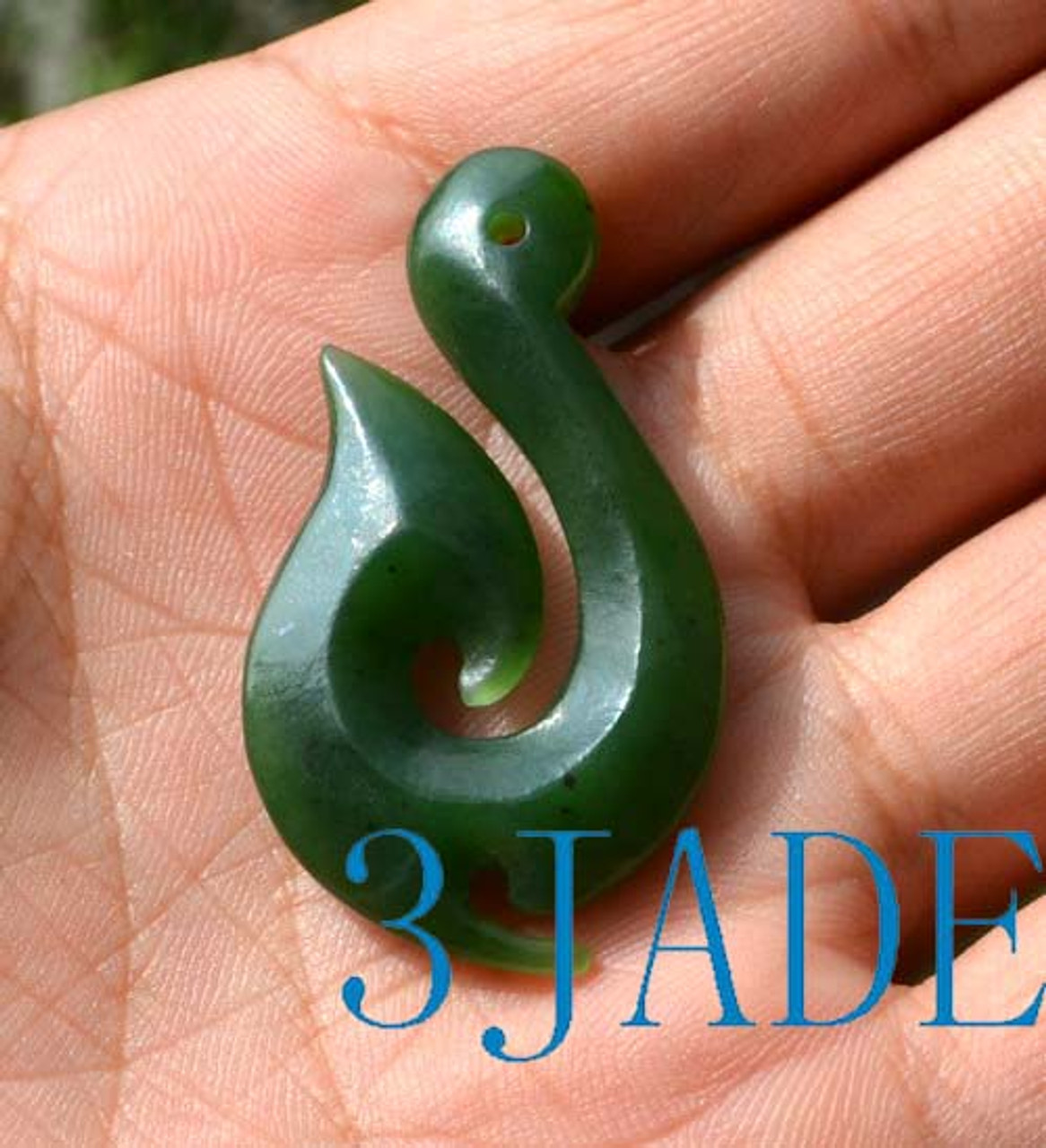 jade fish hook