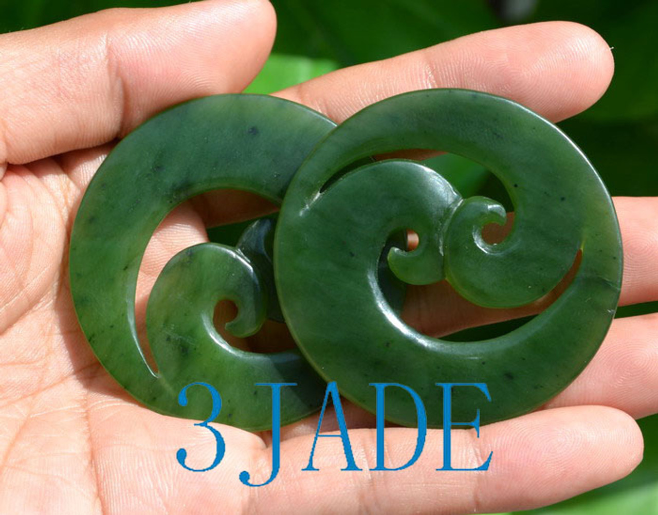 Maori Jade Koru