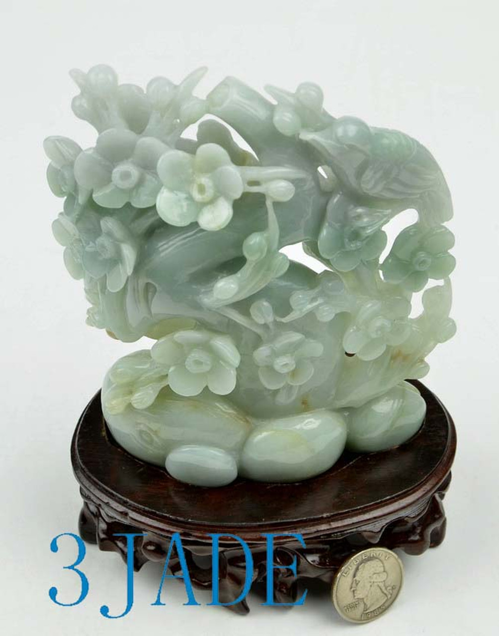 jade Flower Statue