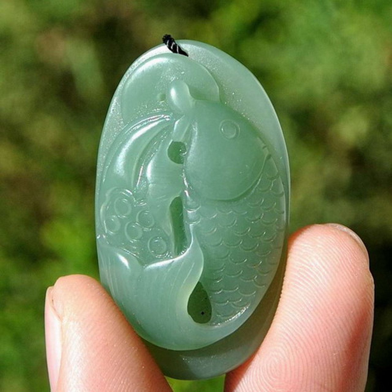 jade Koi Fish pendant