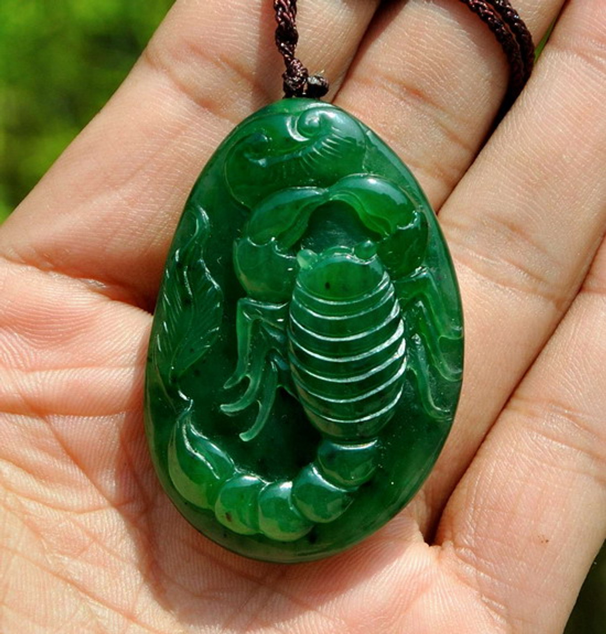 Green jade Scorpion