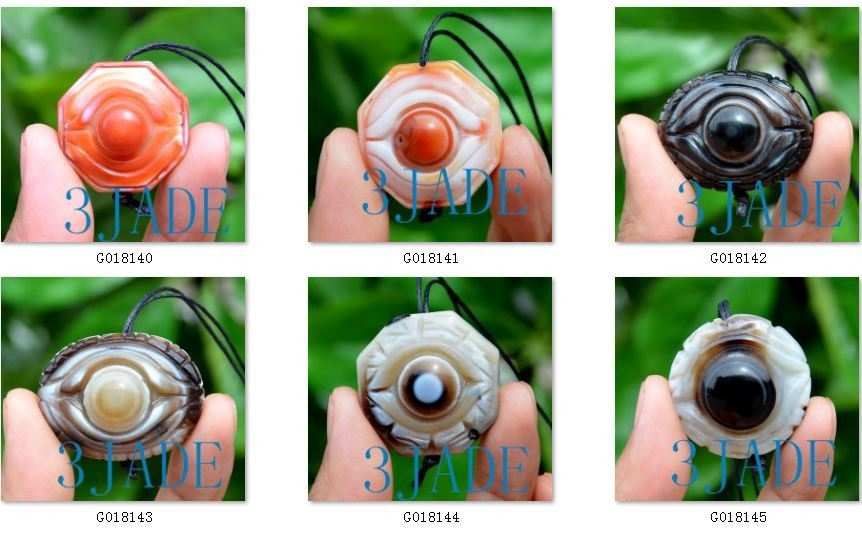 Tibetan Heaven Eye DZI Bead