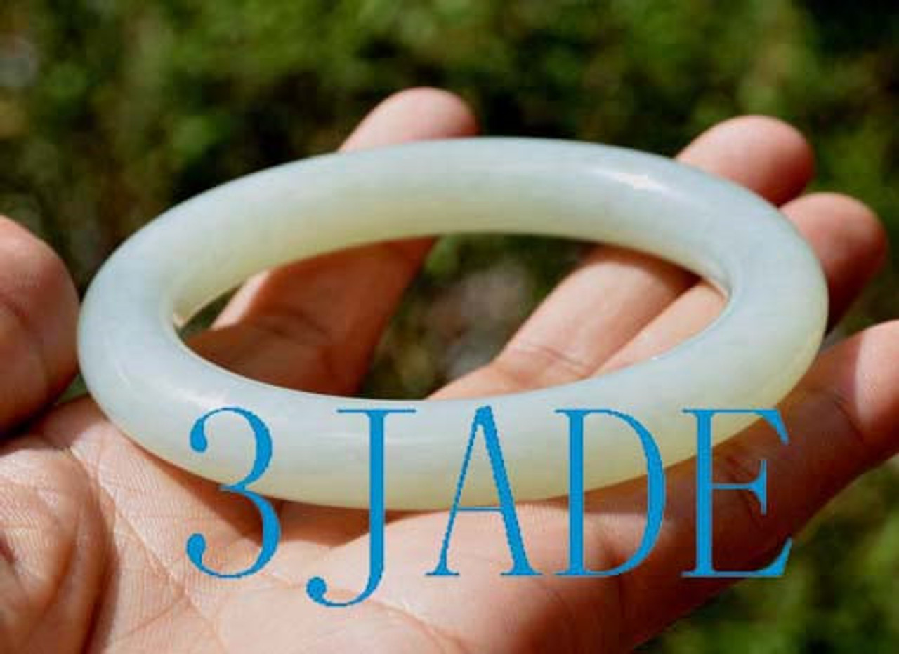 white jade bangle