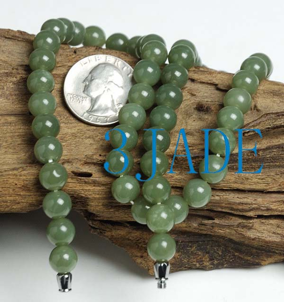 celadon nephrite jade necklace