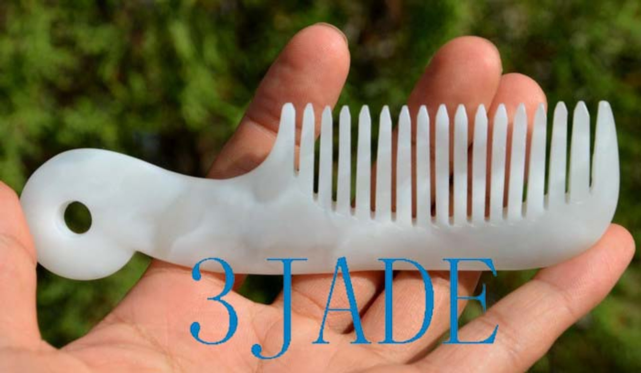 nephrite jade comb