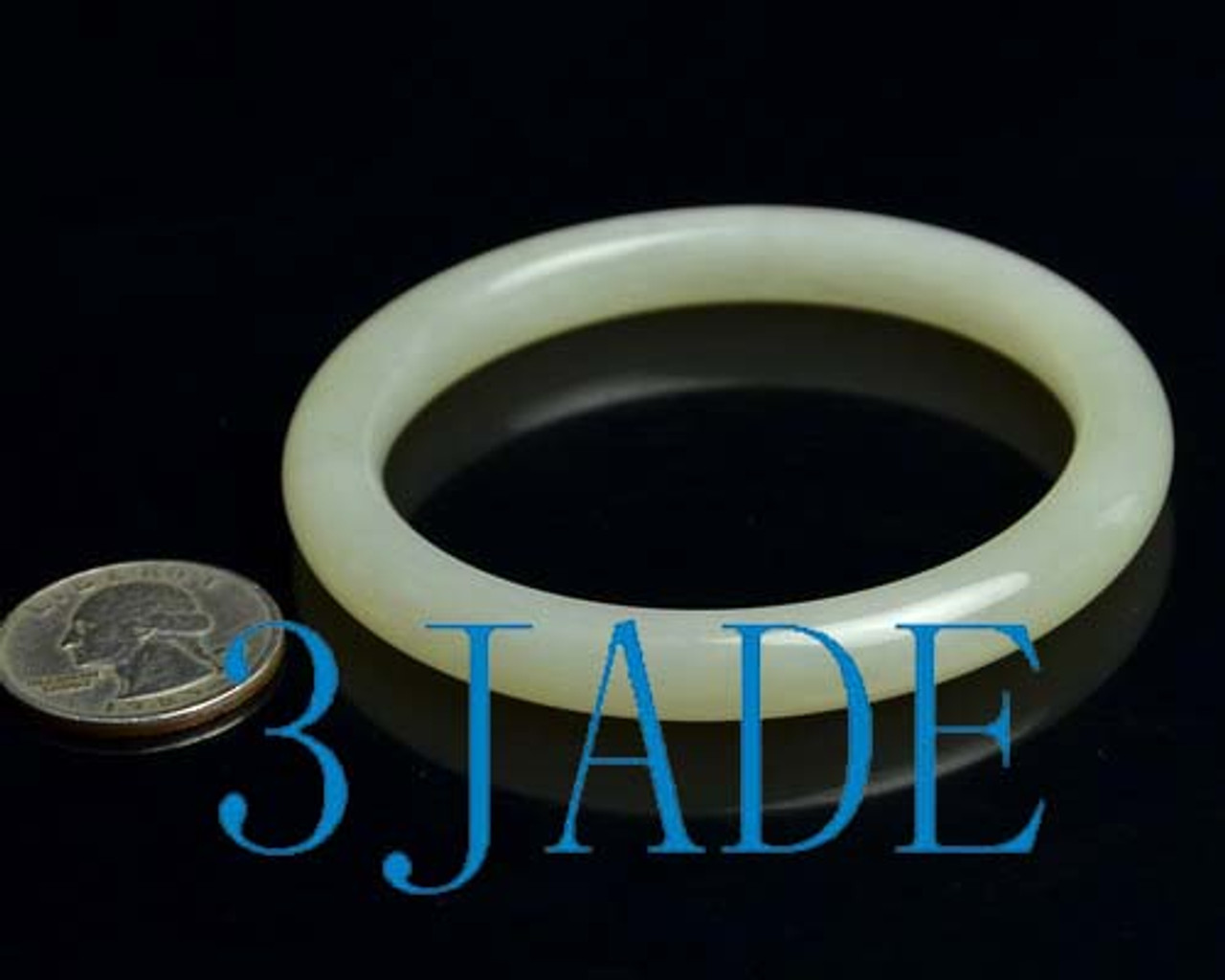 white jade bangle