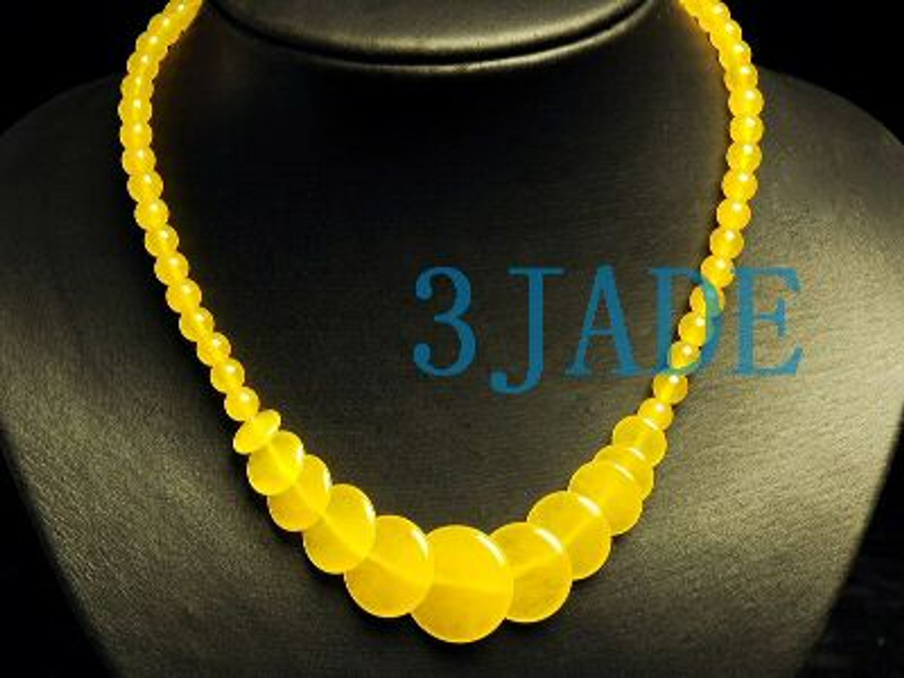 Yellow Jade Necklace