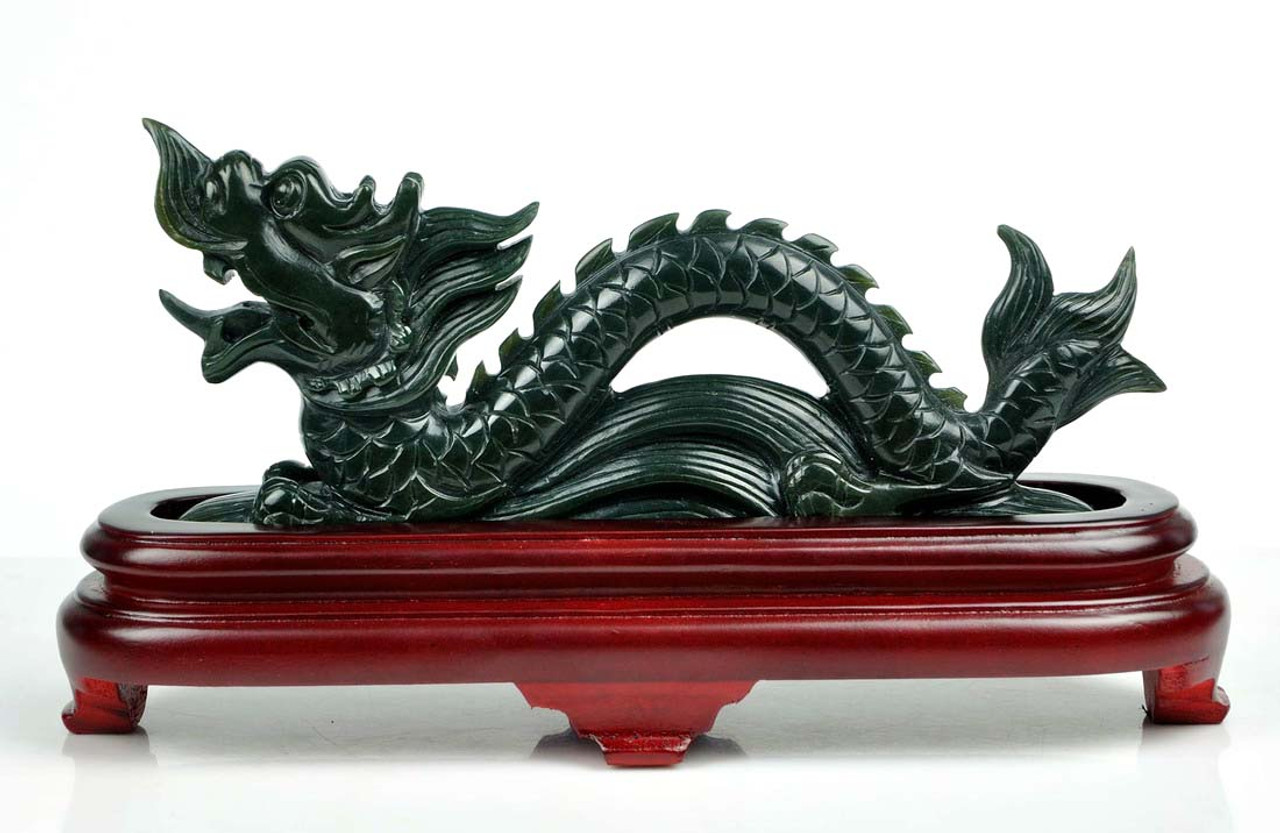 jade dragon statue