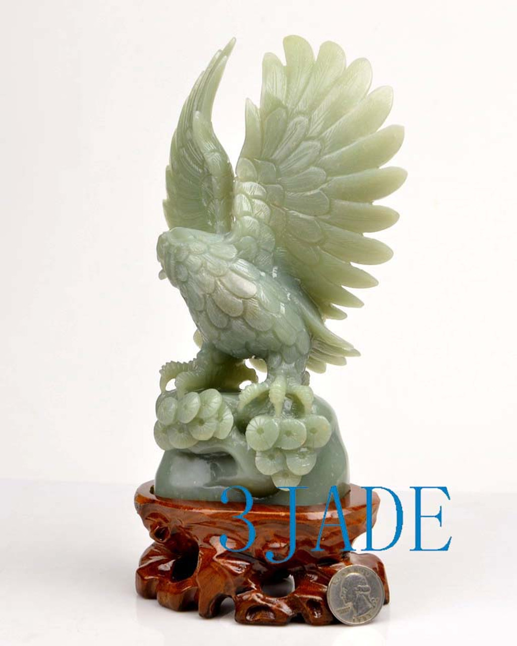 Nephrite Jade Eagle