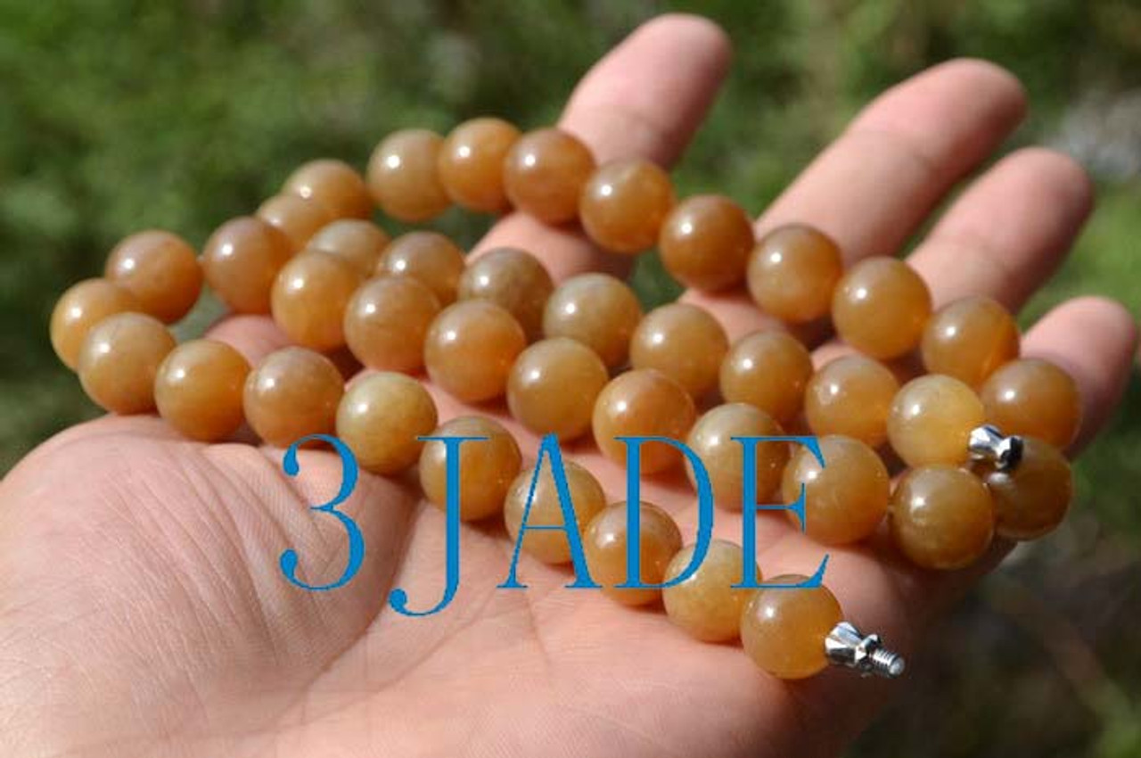 brown jade necklace