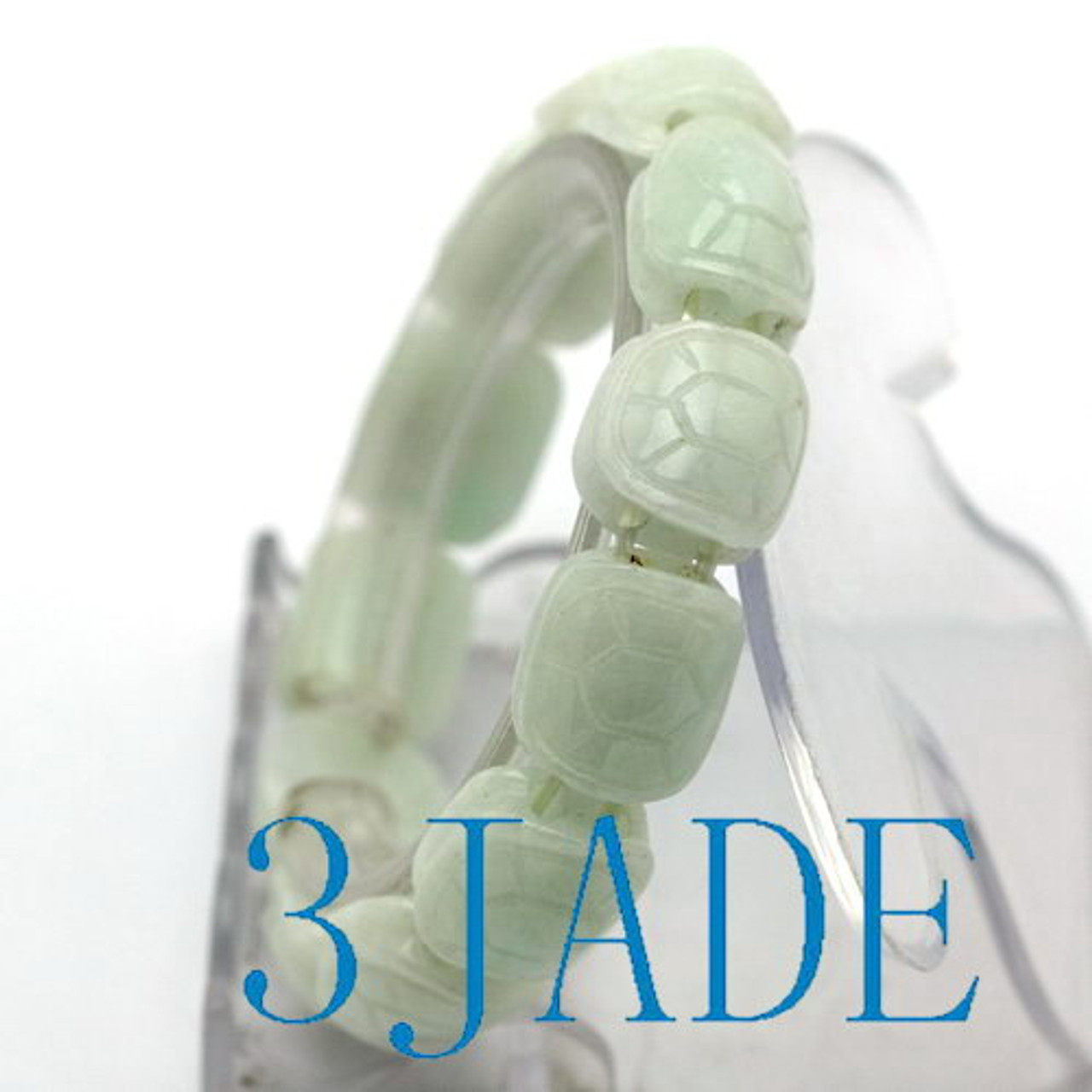 carved jadeite beads