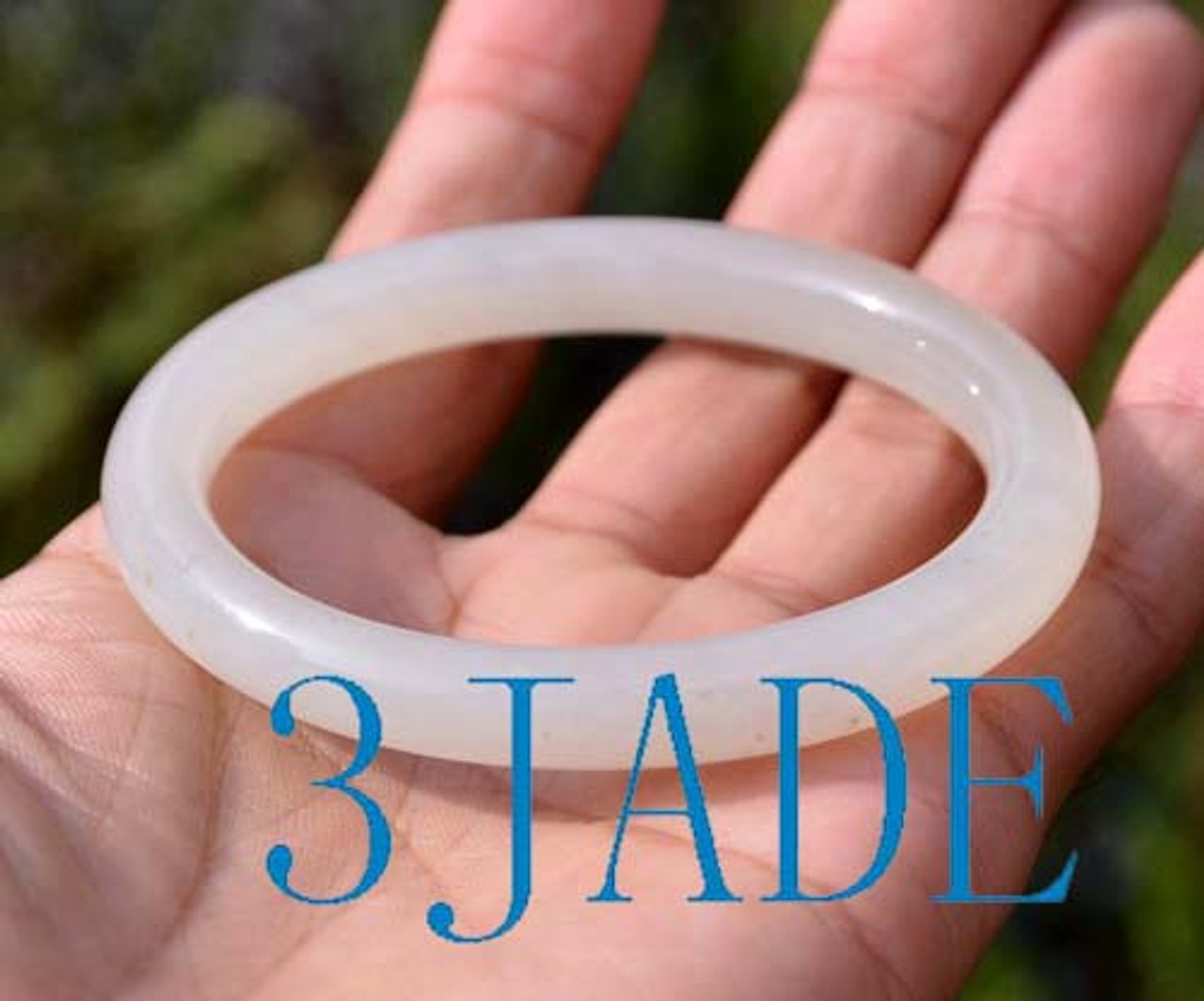 white jade bangle