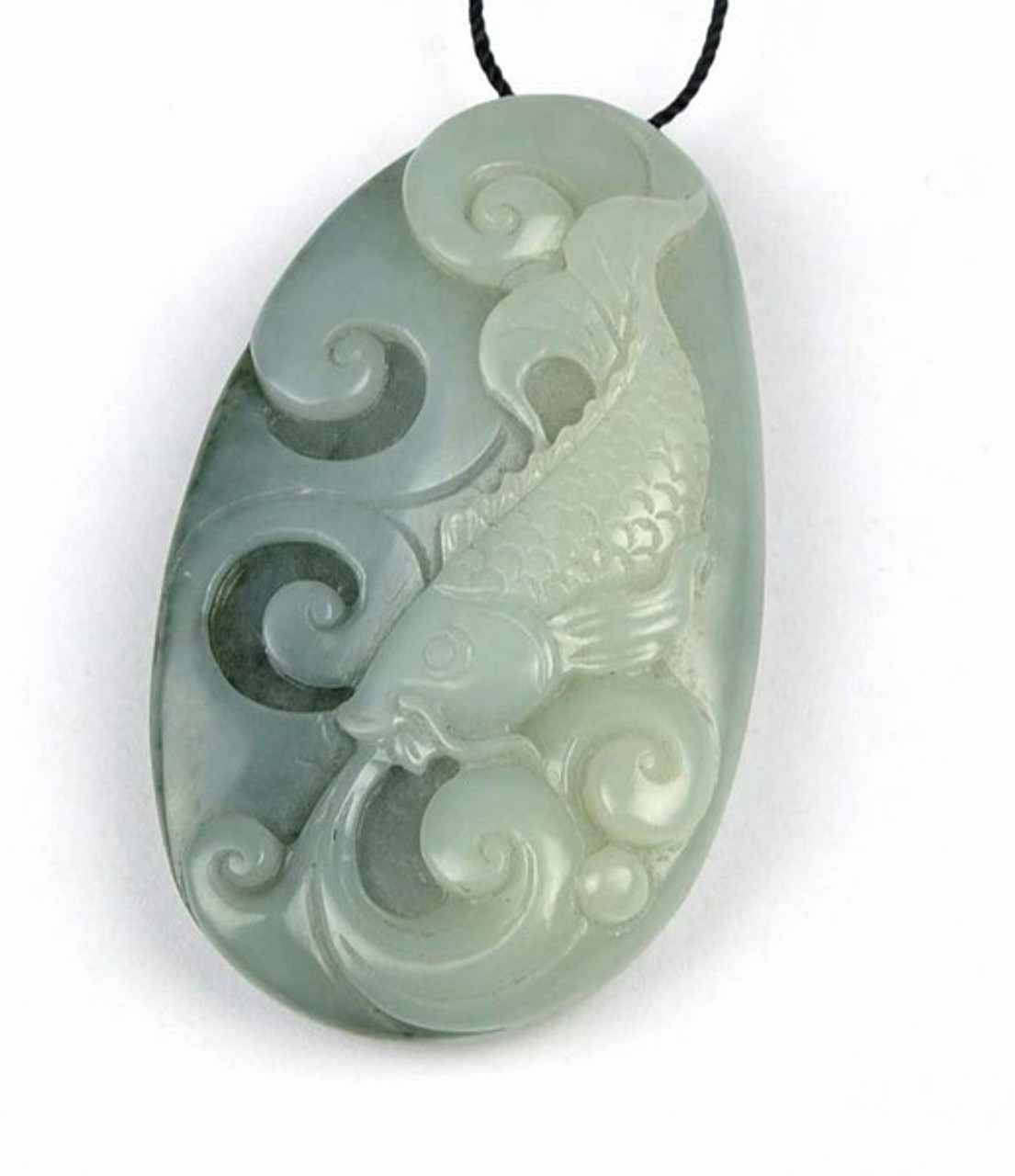 jade fish carving