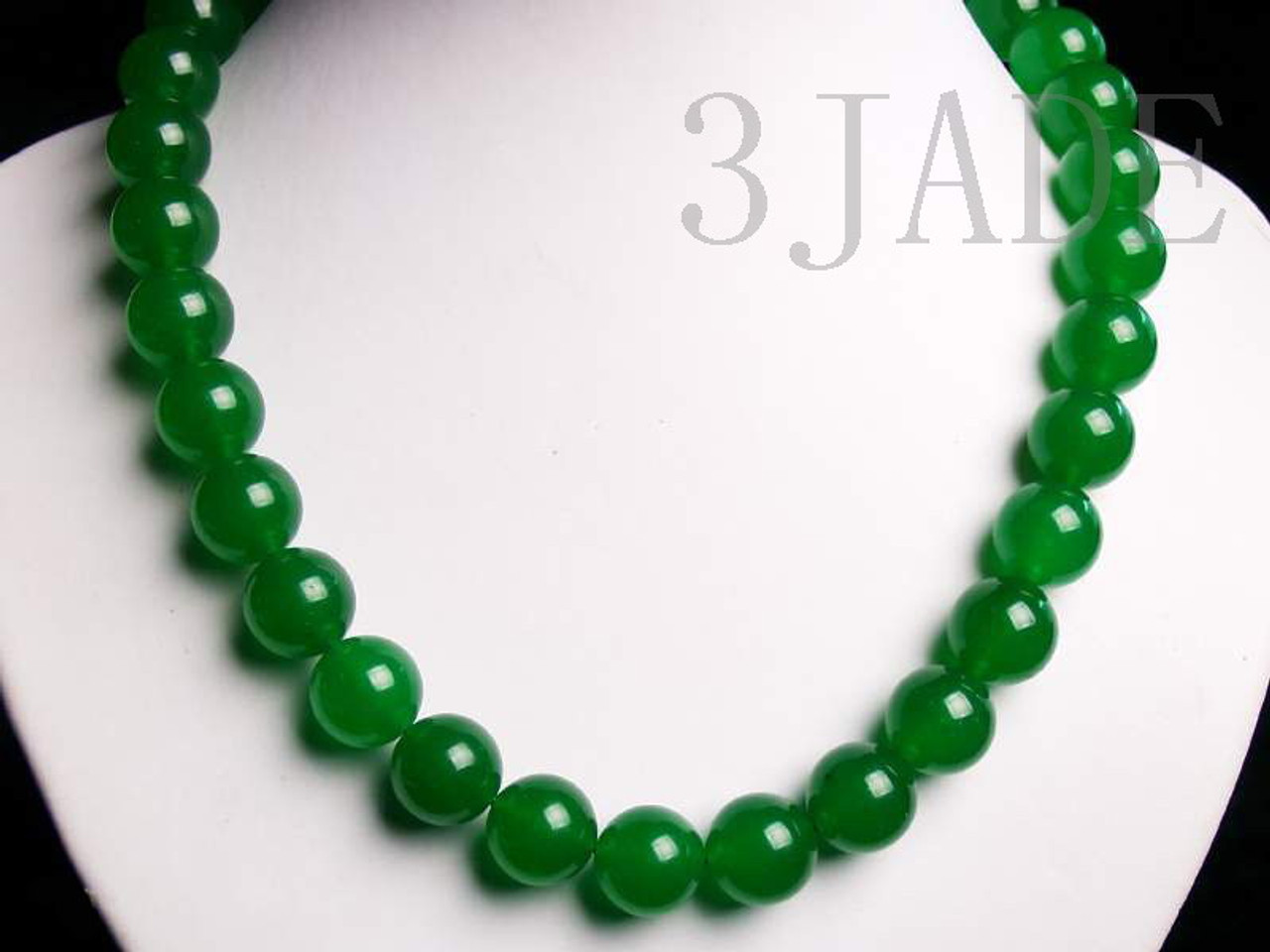 Jade Bead Strands - Deep Green - Bead World Online Shop