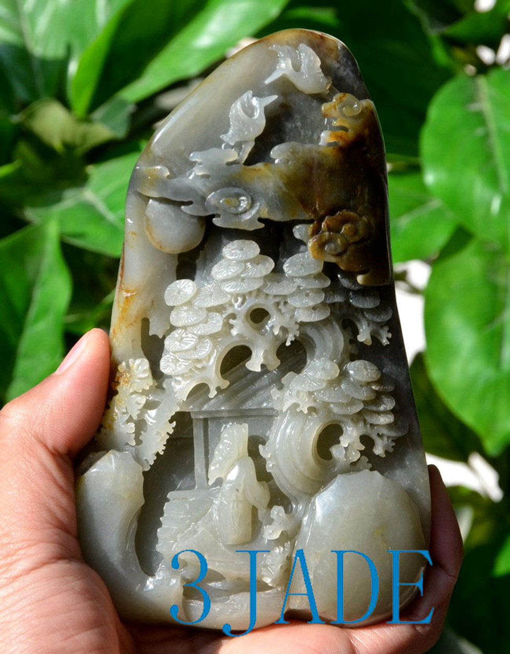 Chinese jade  statue