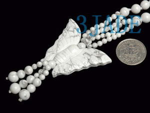 Turquoise butterfly pendant