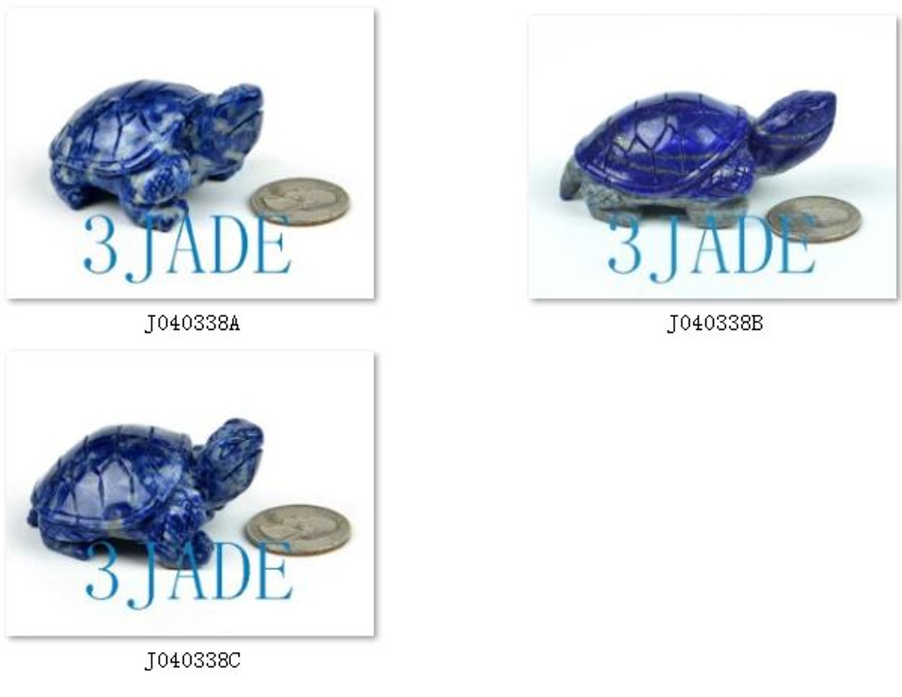 Lapis Lazuli Turtle Figurine