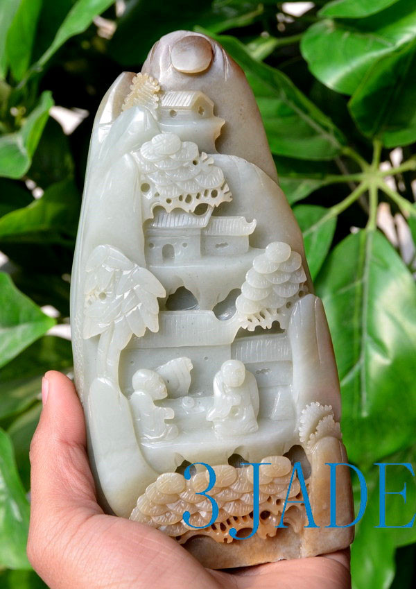 アート・デザイン・音楽 Fine Chinese Ceramics, Jadeite Jewellery art-deco-carved-natural-jade-