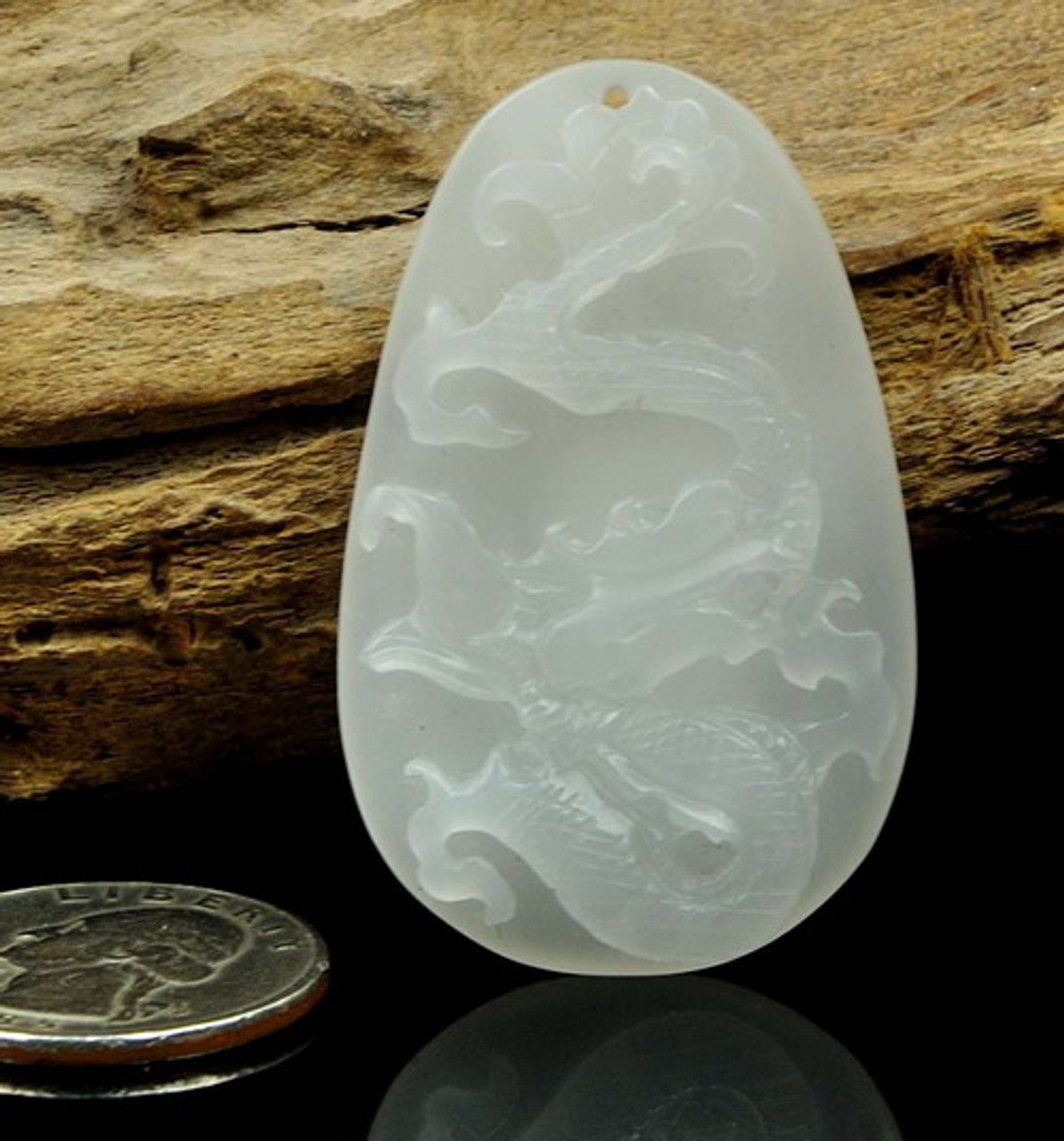 white jade dragon