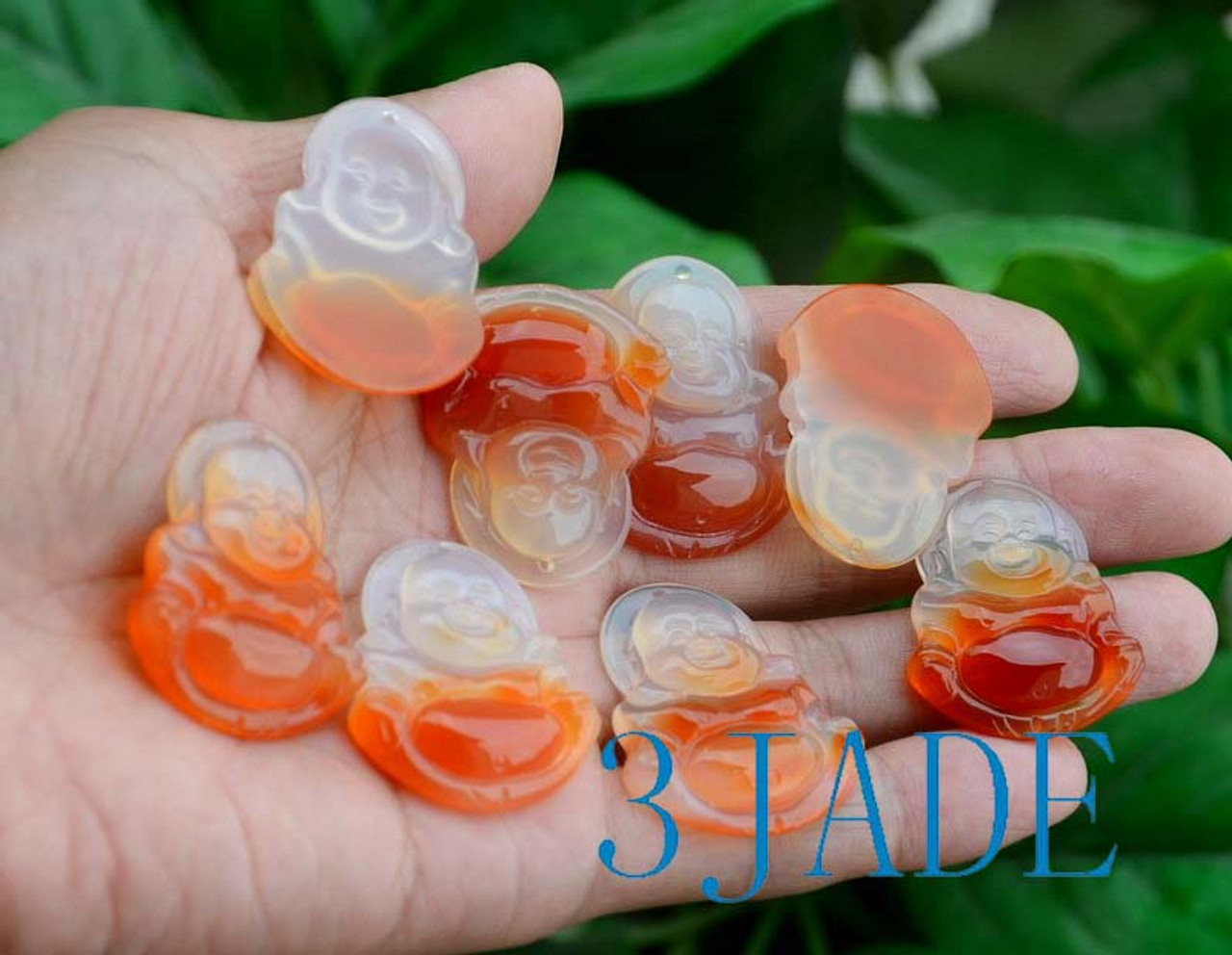 Carnelian Buddha Pendant