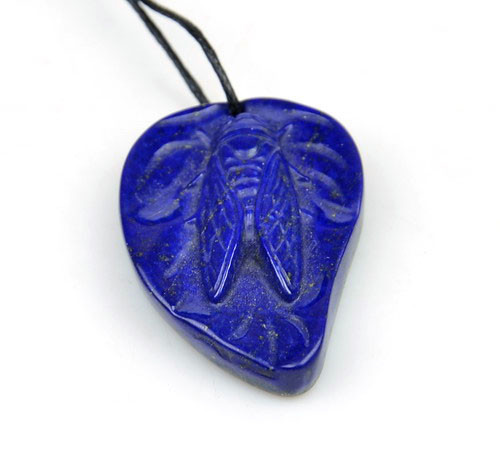cicada leaf pendant