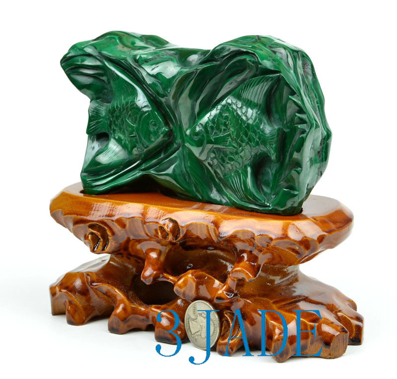 malachite carving