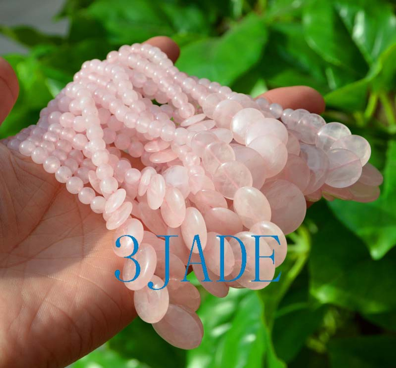 pink jade necklace