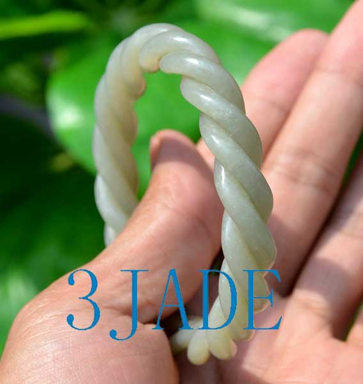 twisted jade bracelet