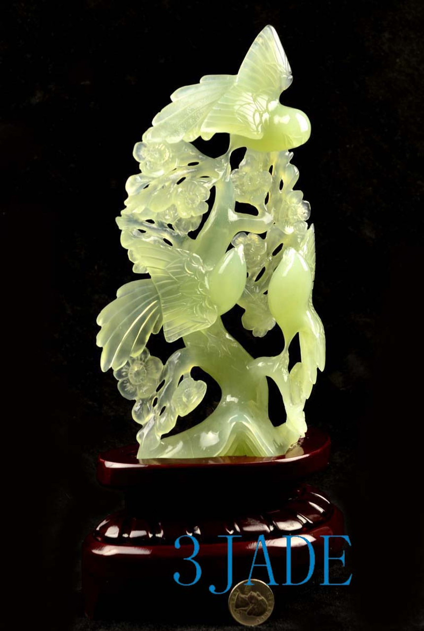 Chinese bird flower carving