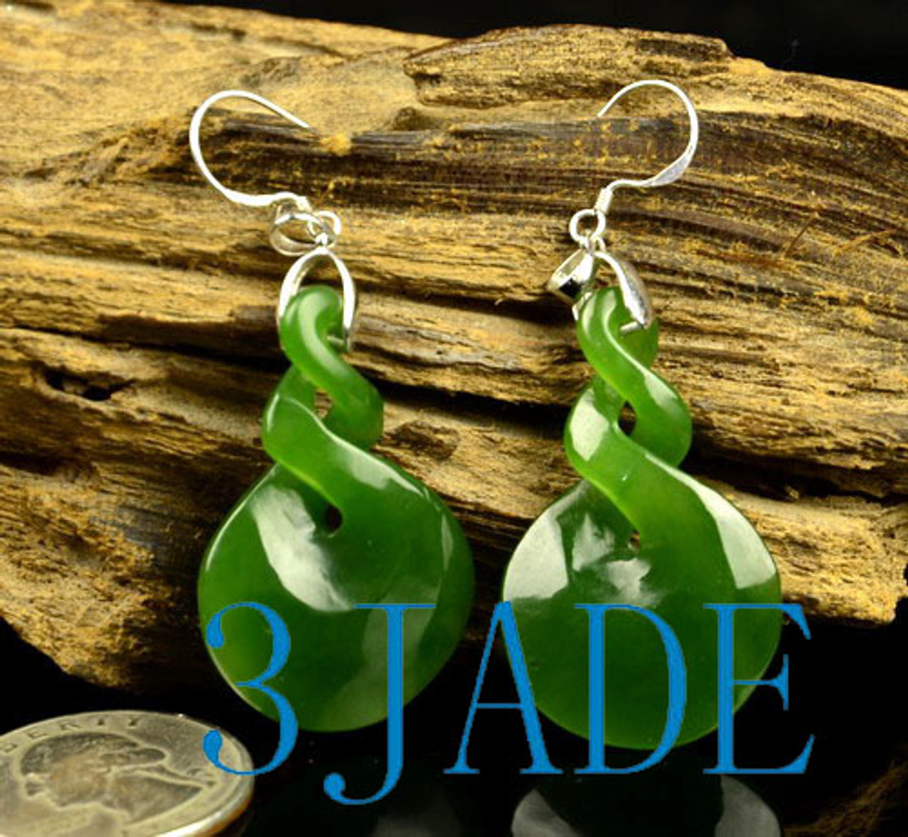 greenstone earrings