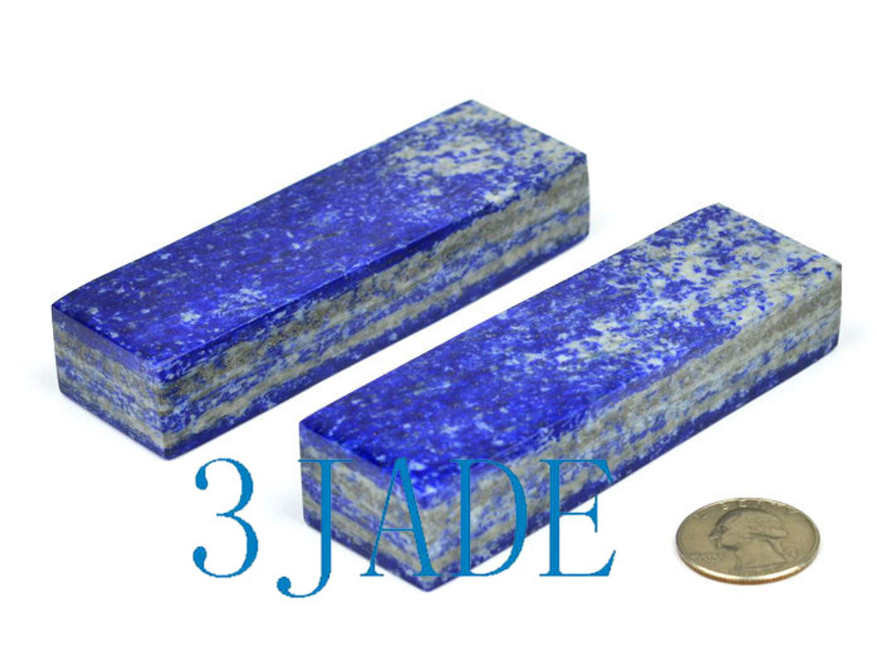 Lapis Lazuli Scroll Weight Paperweight Rectangle Gemstone Bar Stick