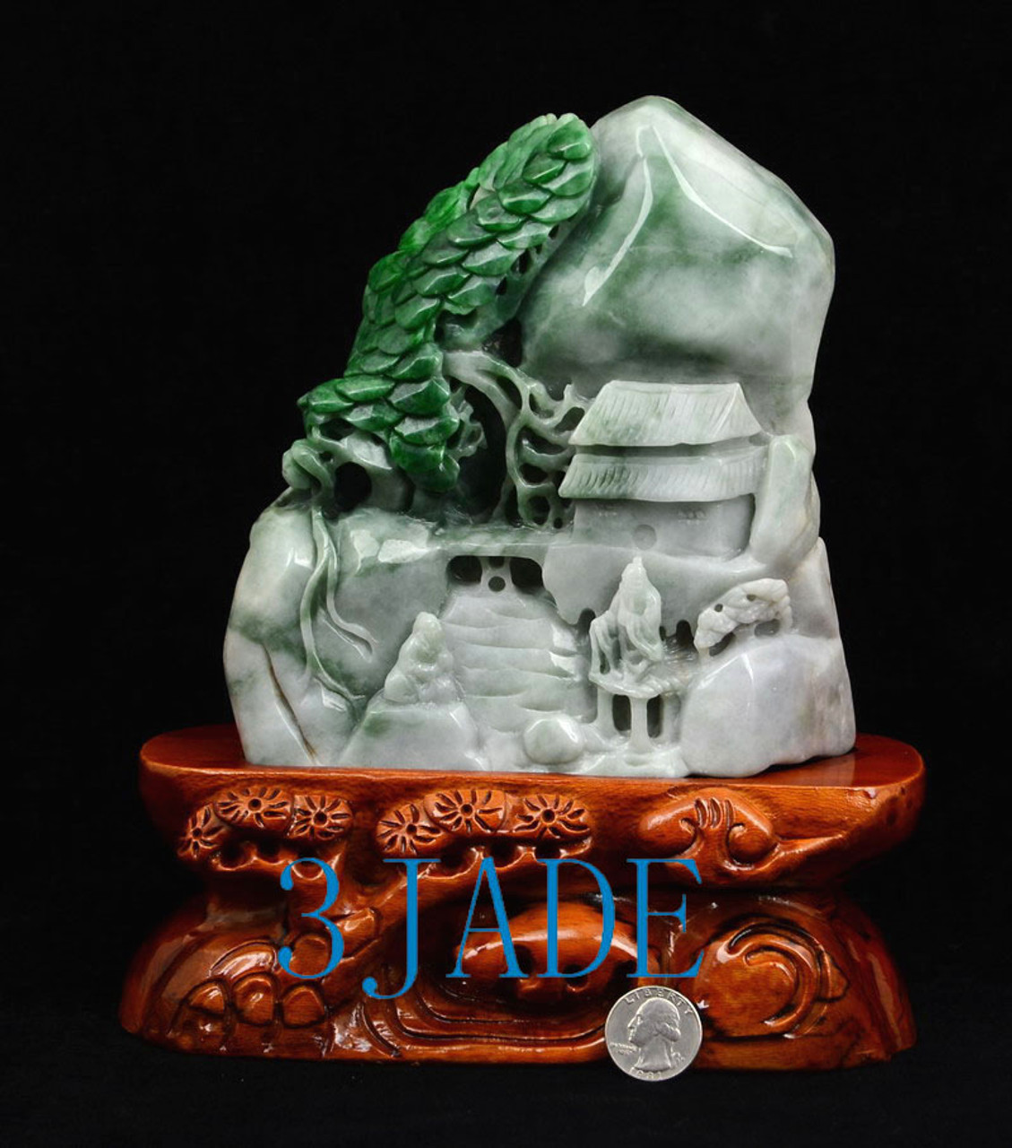 A grade jade Chinese carving