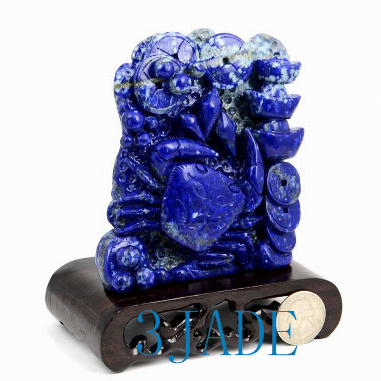 Lapis Lazuli Chinese Carving 