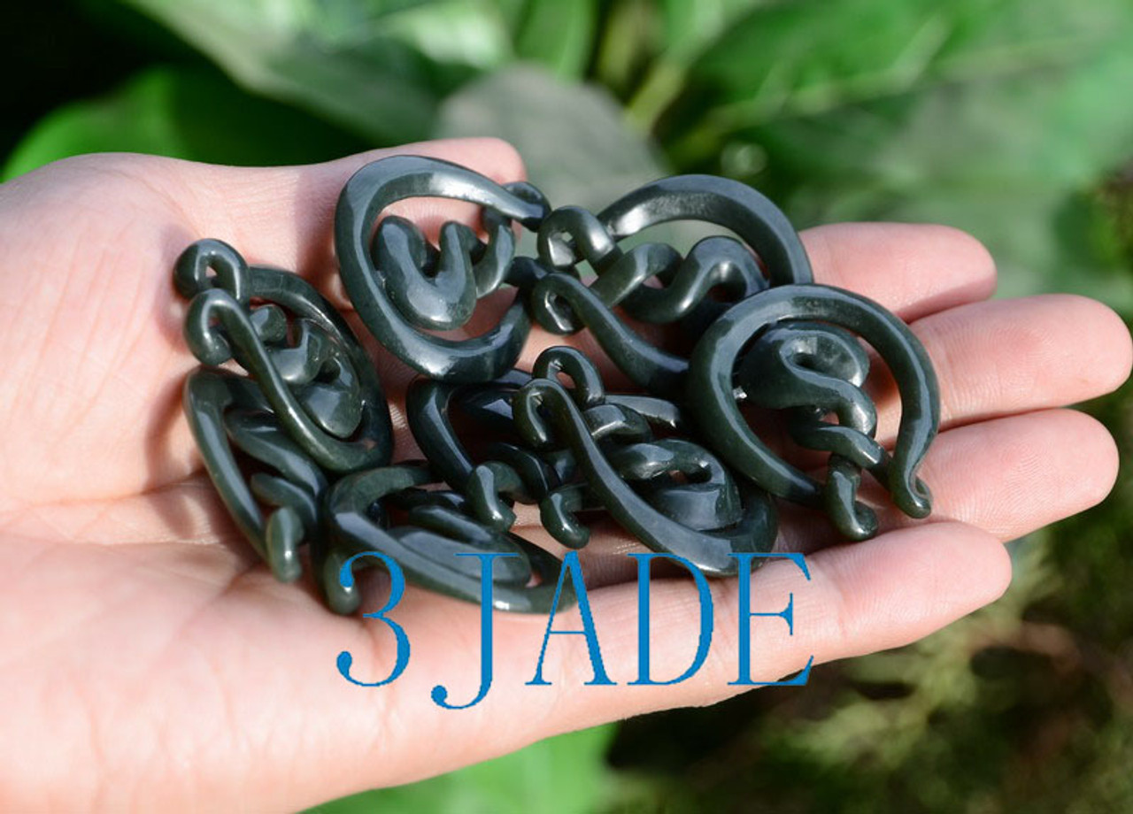 Jade Eternity Twist Pendant