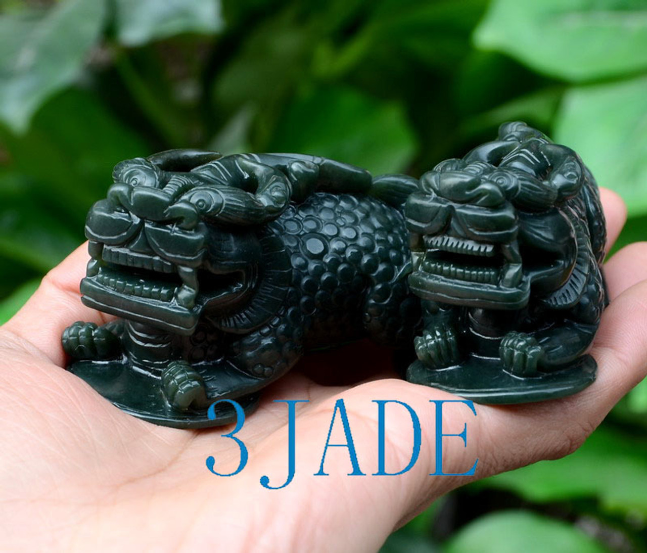 Jade Brave Troops Carving