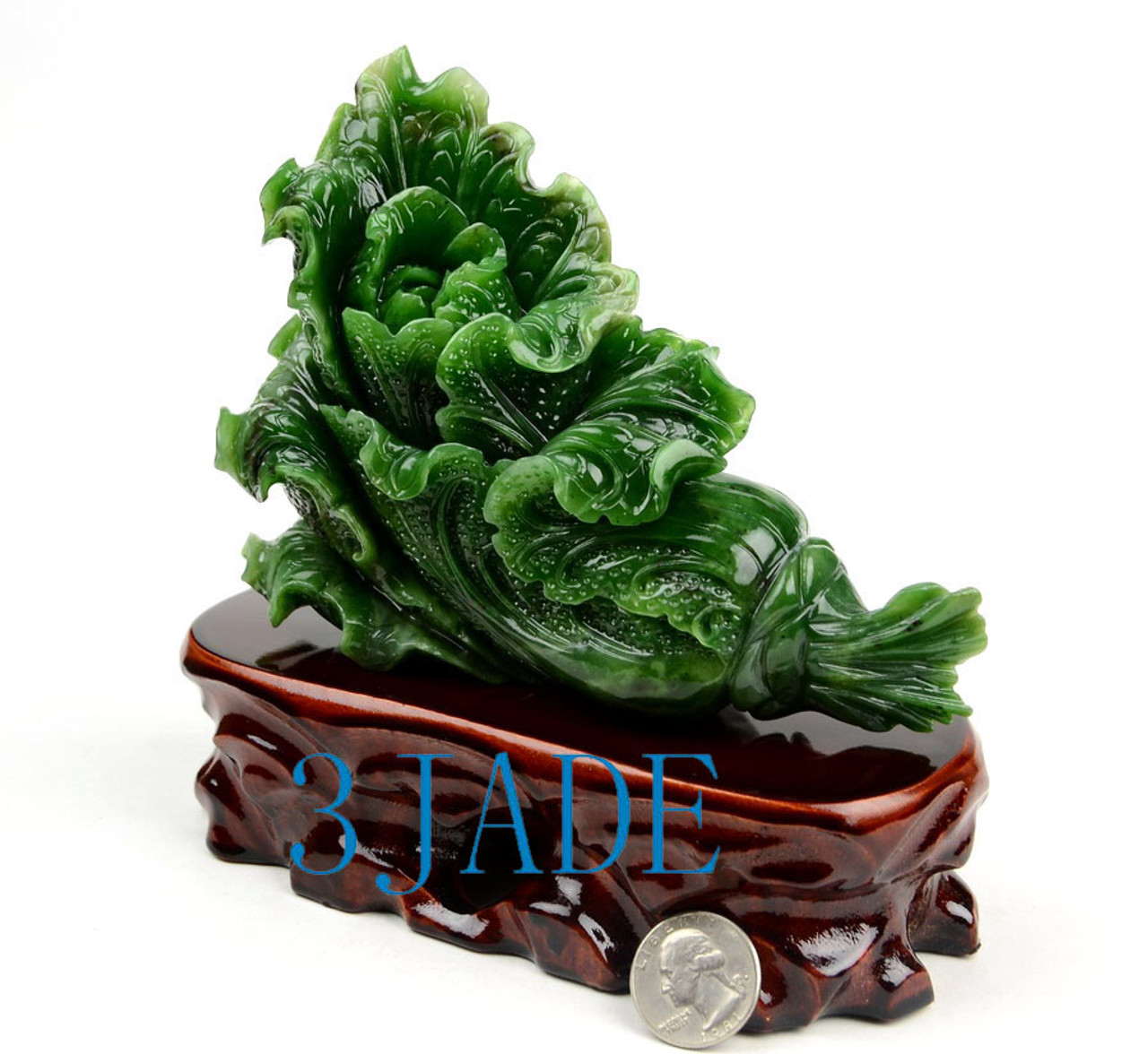 Hand Carved Jade Cabbage