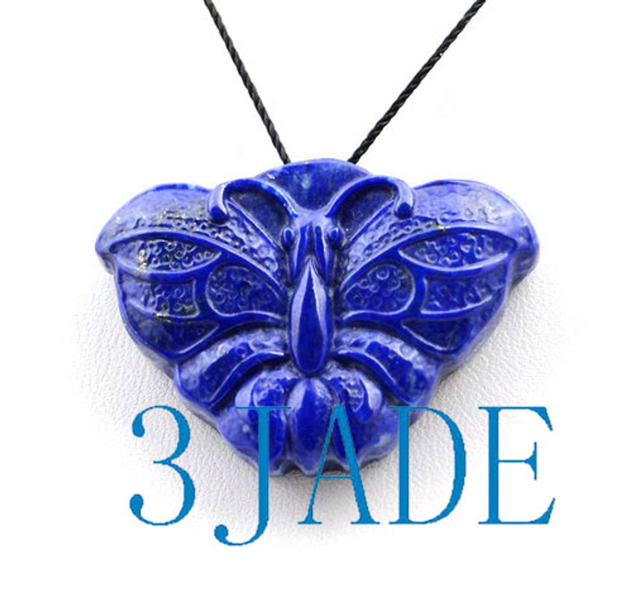 Lapis Lazuli  Butterfly Pendant