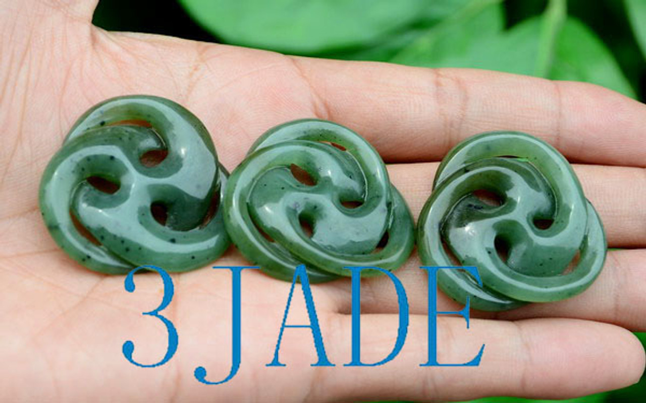Jade Celtic Trinity Knot Pendant