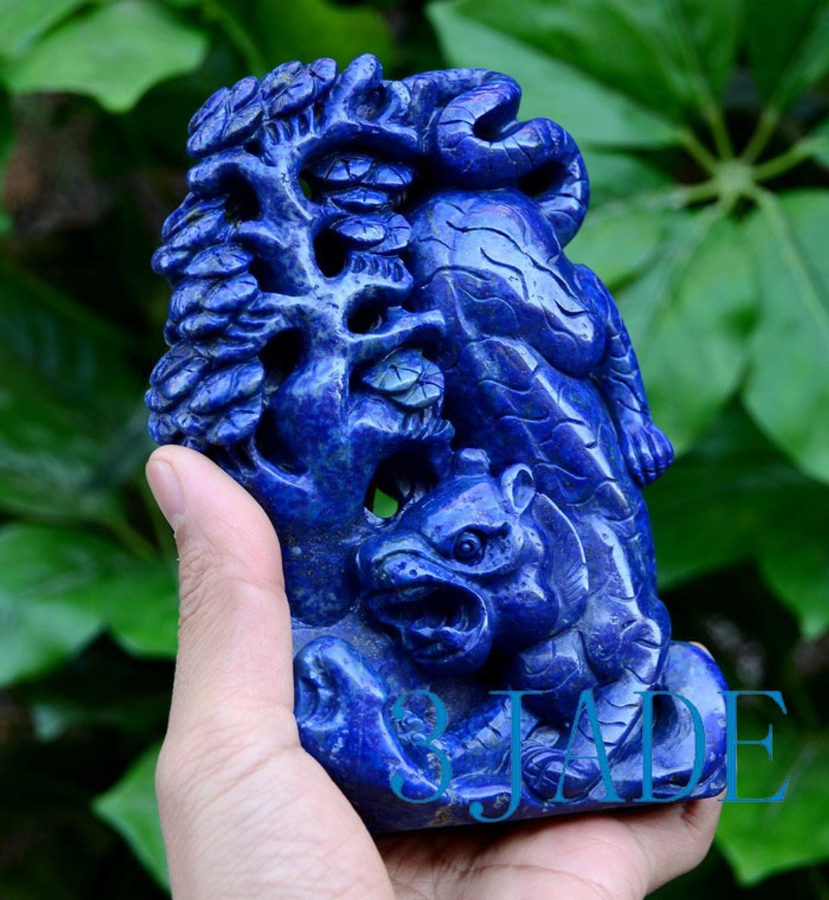 Lapis Lazuli Tiger  Sculpture